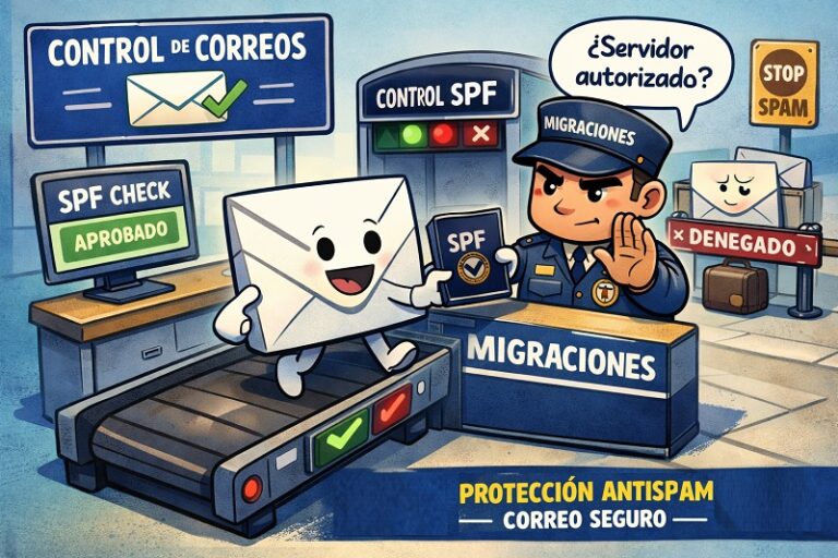 Registro SPF en el correo electrónico.